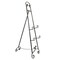 Large 50 Inch Tall Wrought Iron Display Easel Metal Art Stand